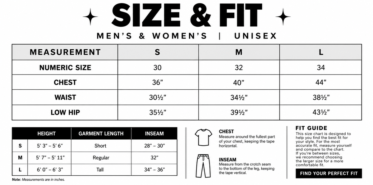 Sizing Guide